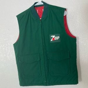 Vintage 7UP Work Vest fits M-L
